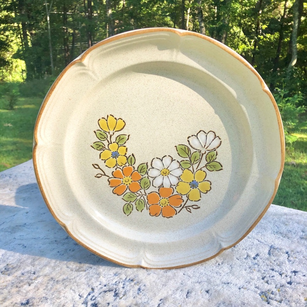 Hearthside Baroque ‘Spring Garden’ Stoneware Plate